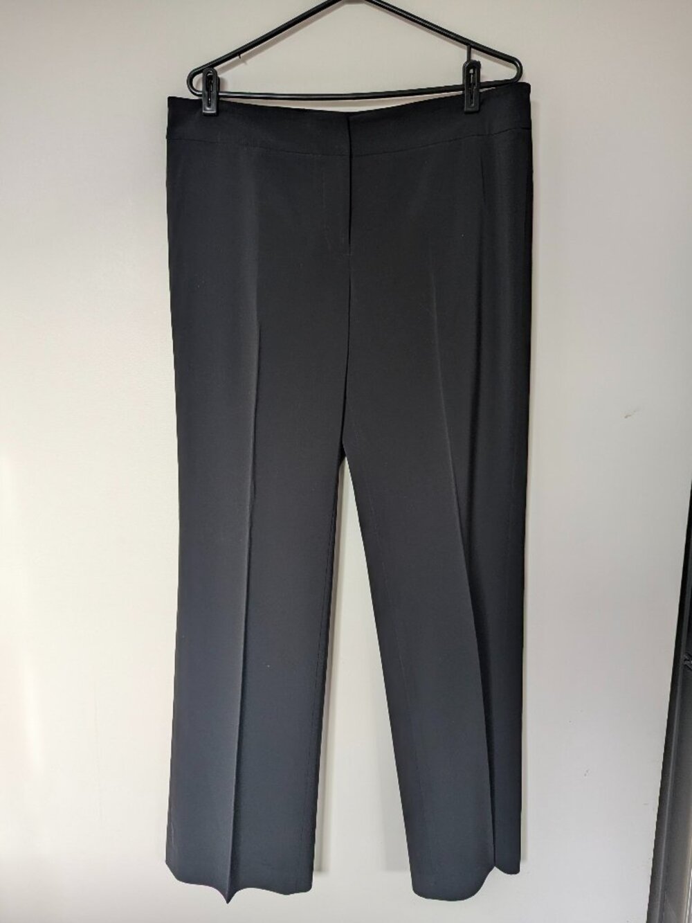 Laura High-Rise Straight-Leg Pant Size 14 Black